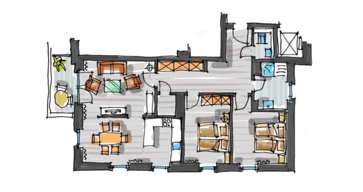 New Room 3 Apartment Küstenperle sketch